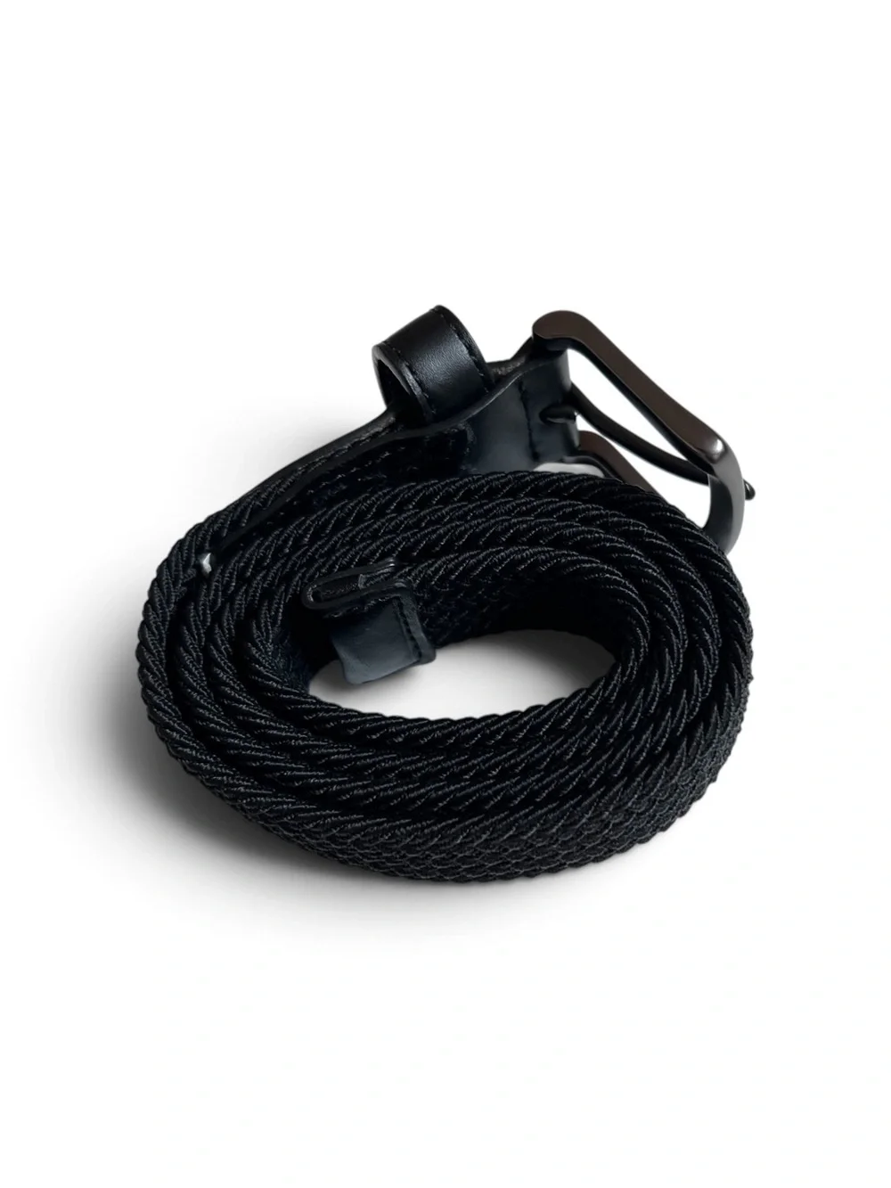 Nike Men’s Golf G-Flex Stretch Woven Braided Black Belt Size M